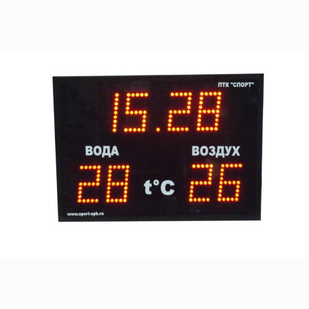 Купить Часы-термометр СТ1.16-2t для бассейна в Белаяхолунице 