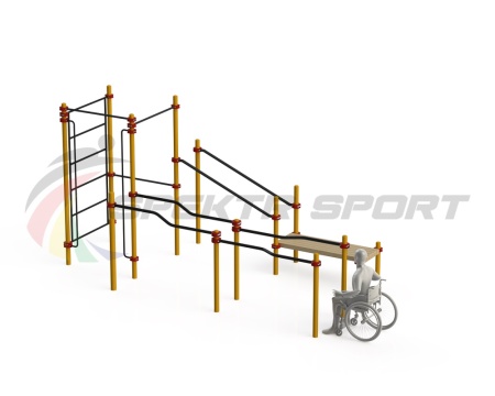 Купить Спортивный комплекс для инвалидов-колясочников WRK-D16_76mm в Белаяхолунице 